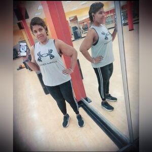 Under Armour - Women's Sportstyle Loose Graphic Tank Top, Black, Gray W/ Silver